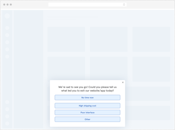 exit Slide Up Survey Questions