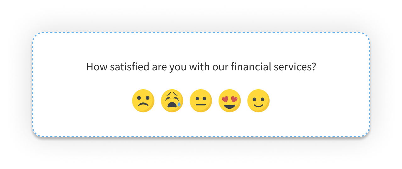 1 to 5 rating questions for Financial Services-1