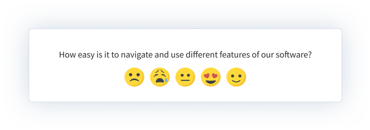 1 to 5 rating questions for Software