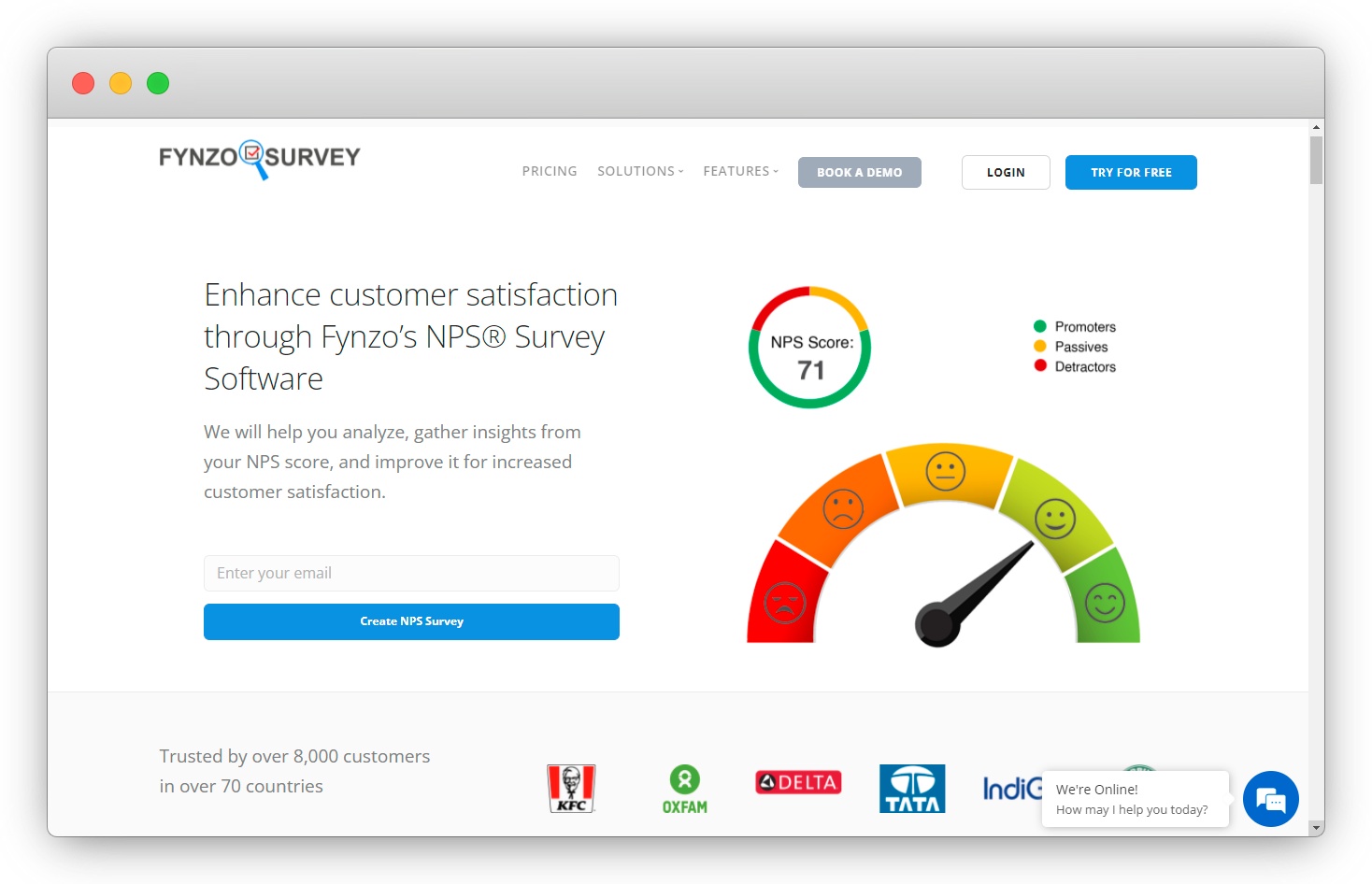 Fynzo Survey NPS tool