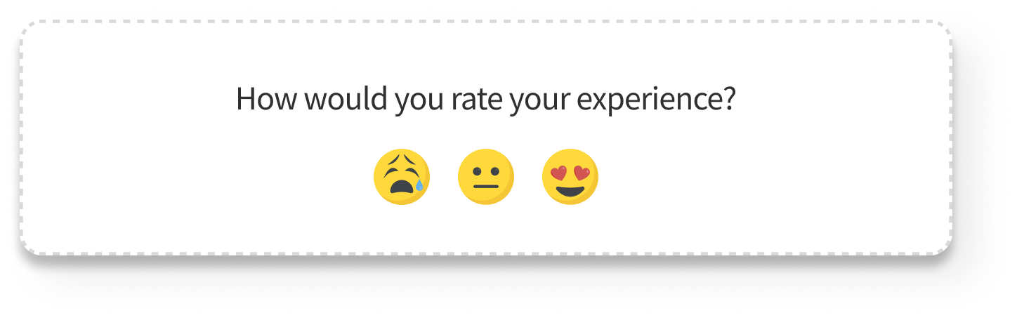 3 Scale Smiley Face Survey