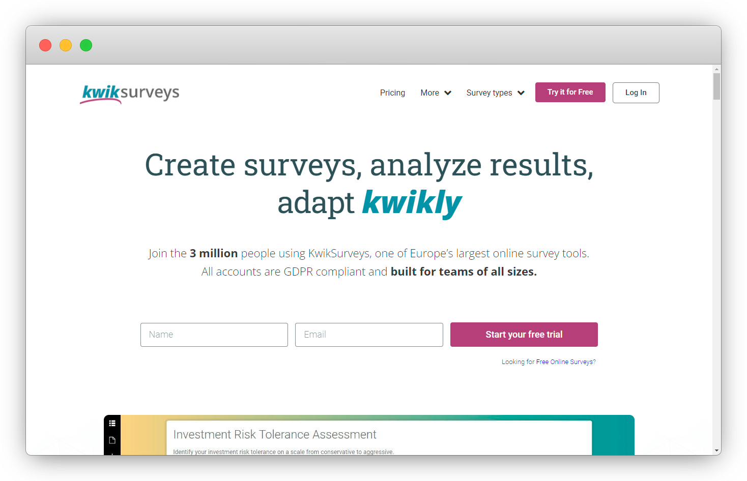 30. Kwik Survey