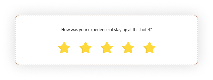 5-star surveys Guest Satisfaction