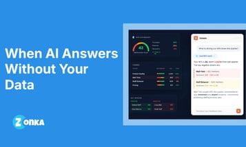 When AI Answers Customer Questions Without Your Data: The Risk Most Teams Miss