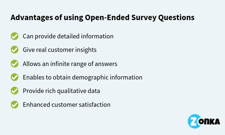 Advantages of Open-Ended Questions