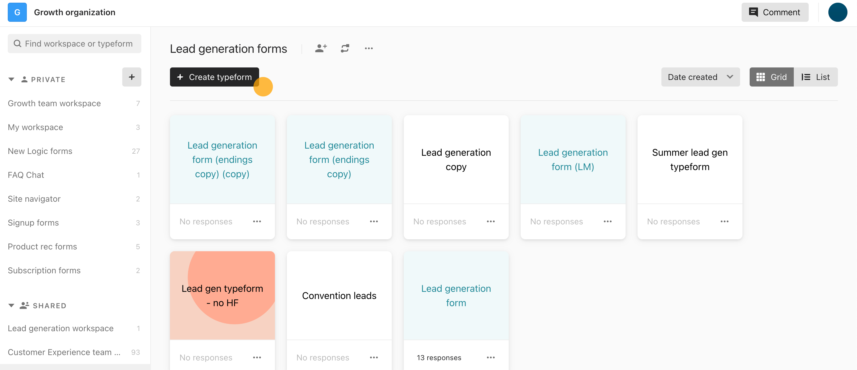 Anonymous Feedback Tool Typeform