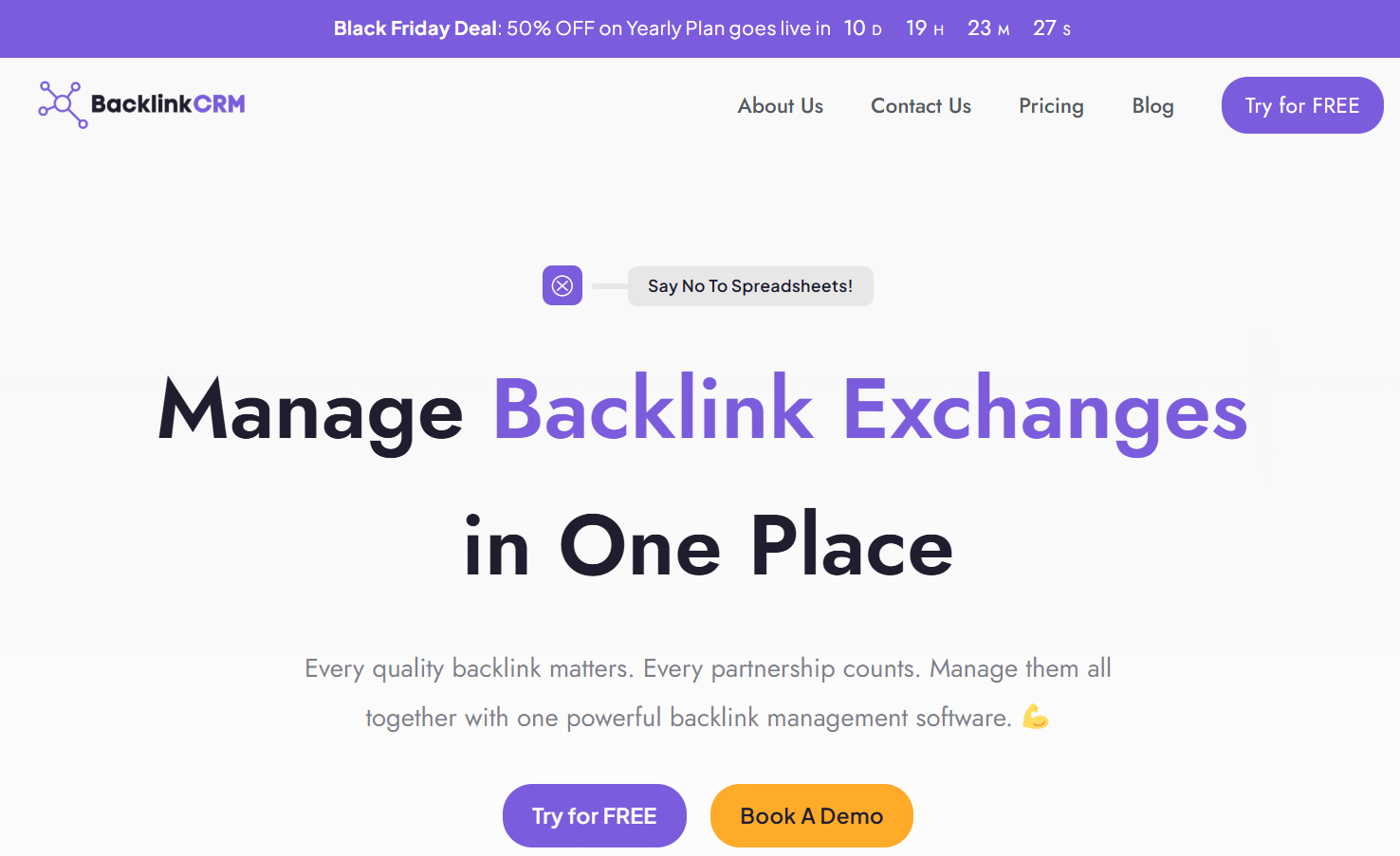 BacklinkCRM Banner Image