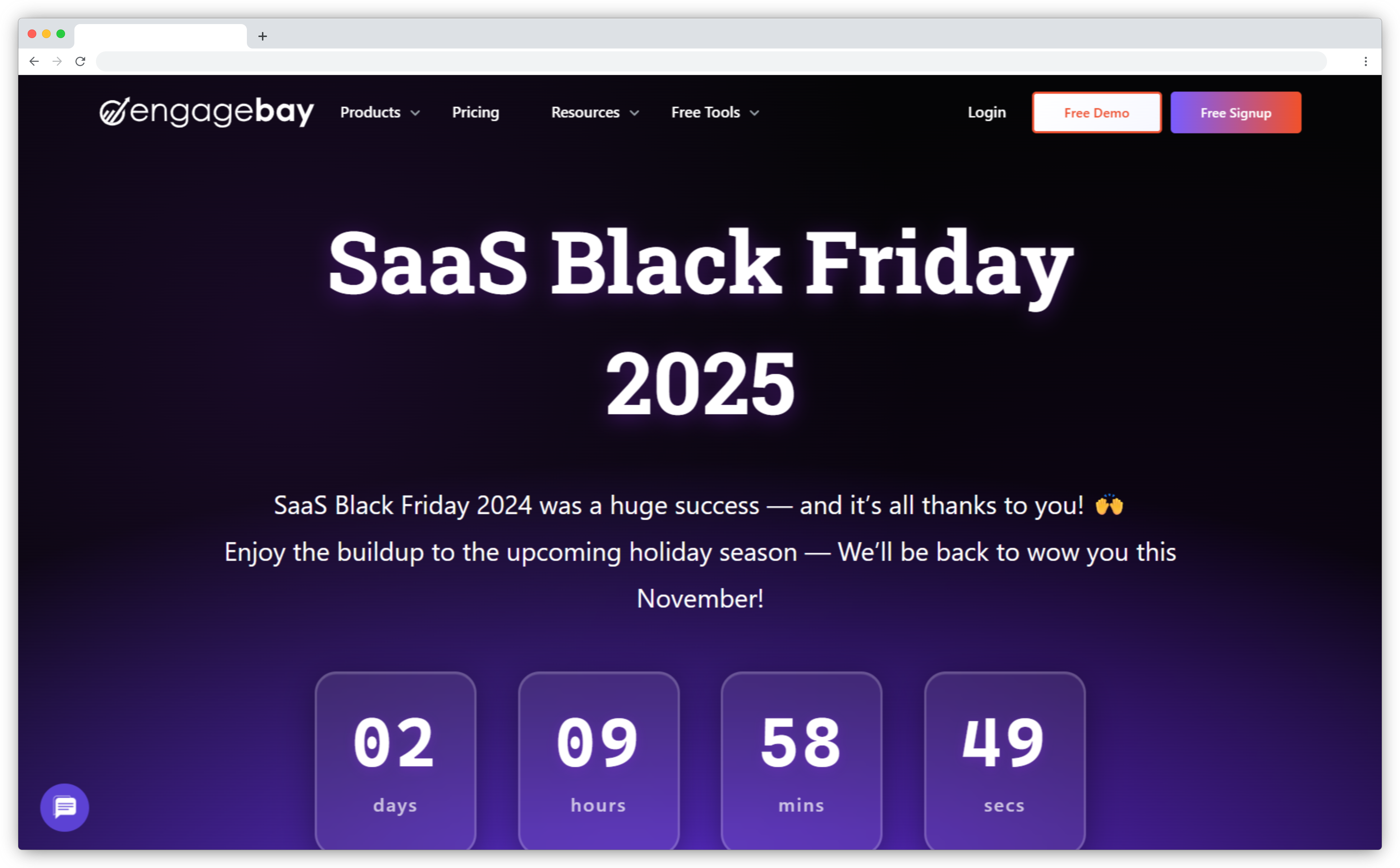 Black friday Deals for SaaS - EngageBay