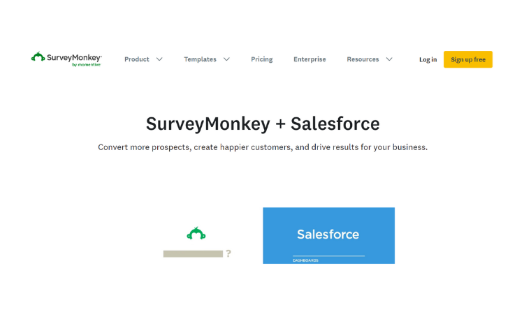 CSAT tools for Salesforce-SurveyMonkey