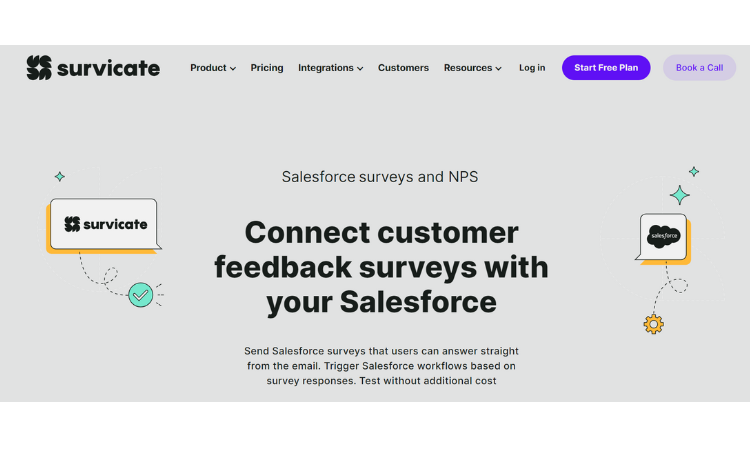 CSAT tools for Salesforce-Survicate