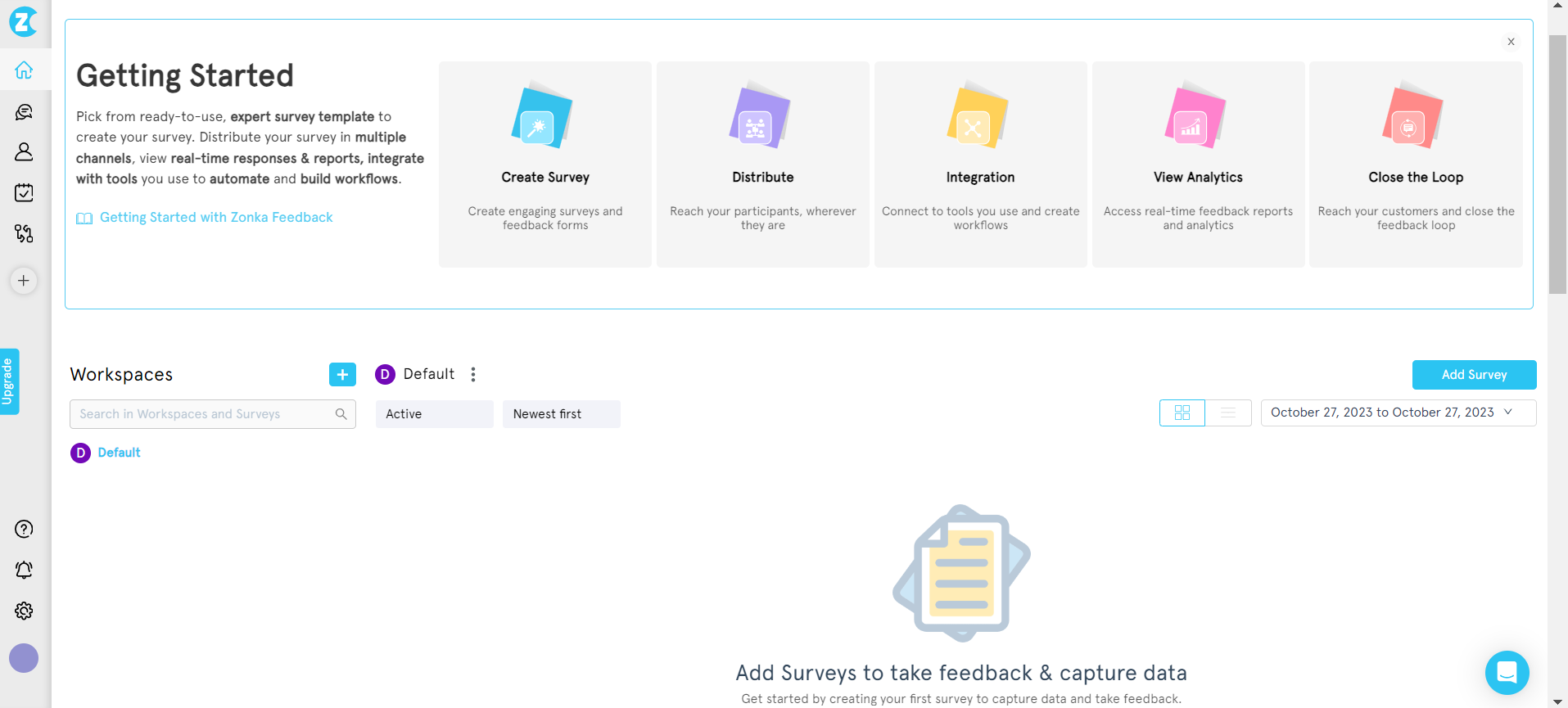 CX Surveys Zonka Feedback Home