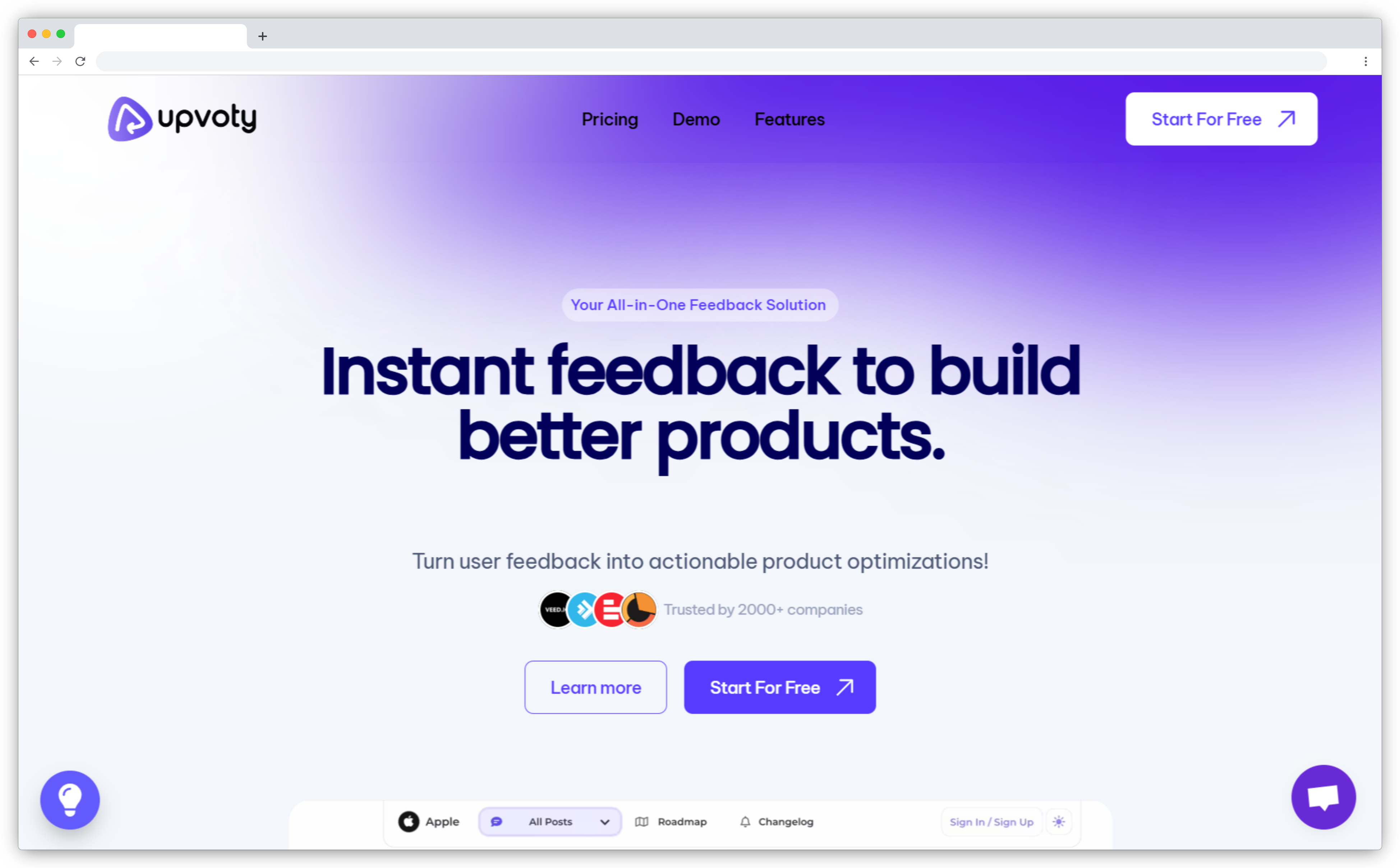 Canny alternative - Upvoty