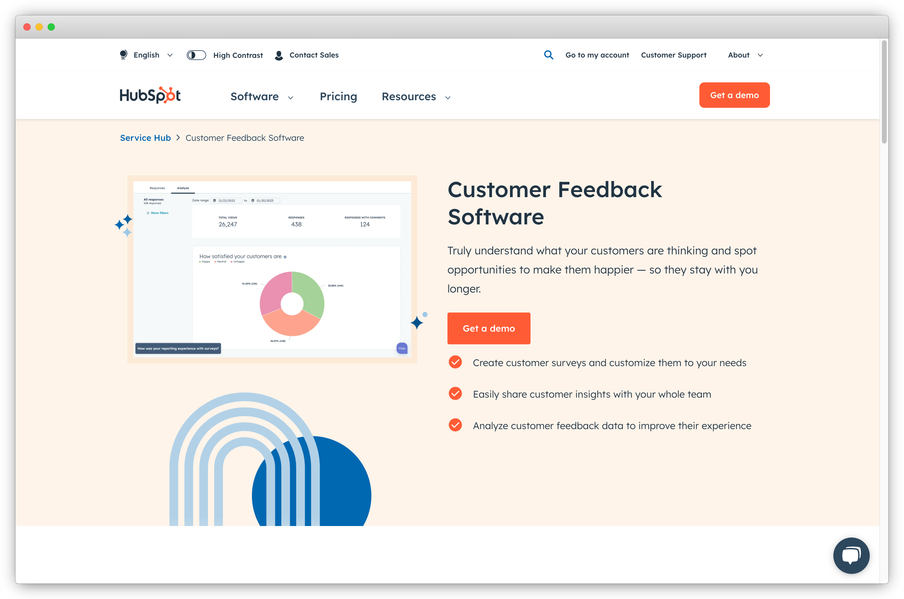 Hubspot Customer Feedback Software