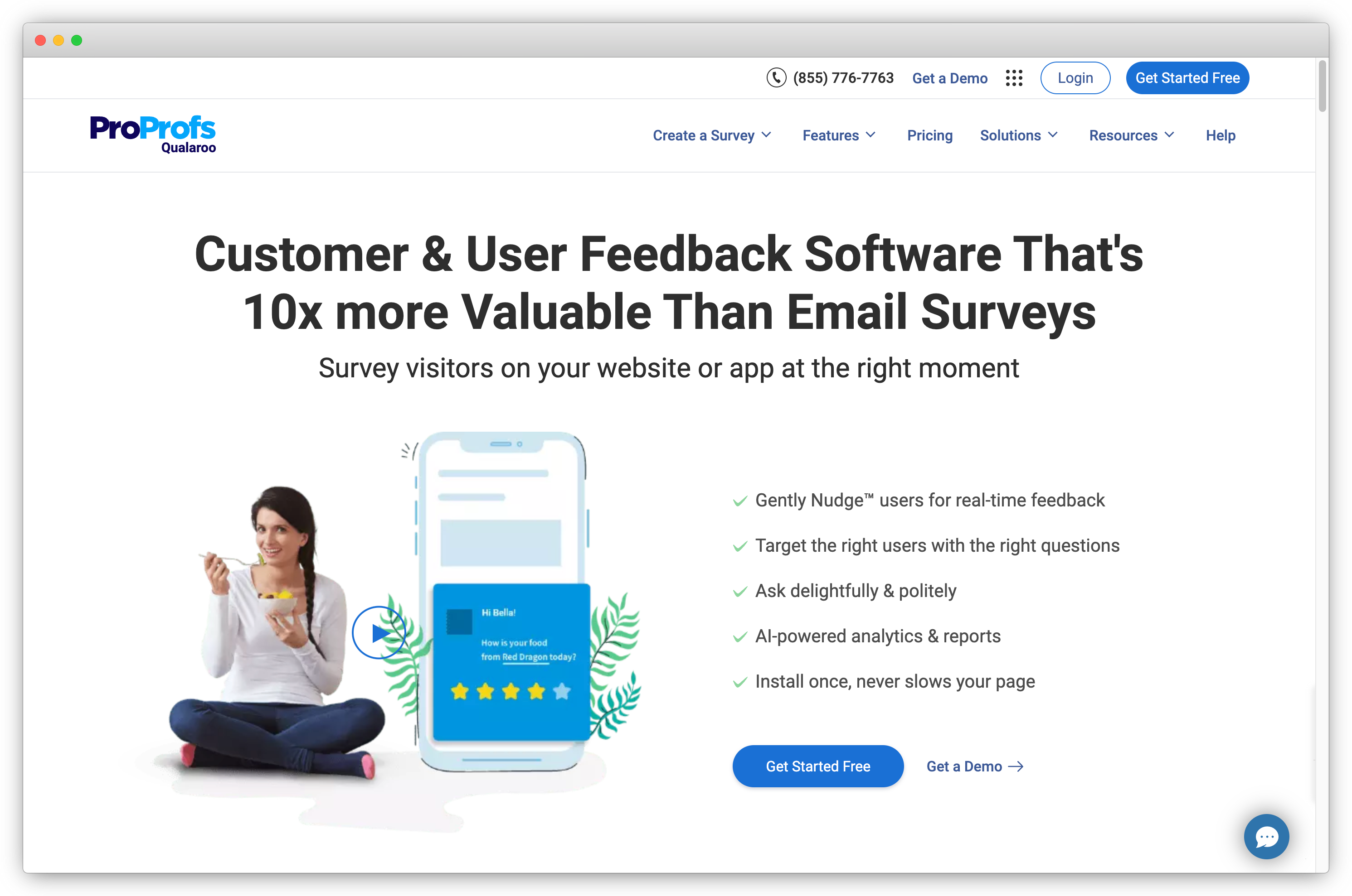 Qualaroo Customer Feedback Software