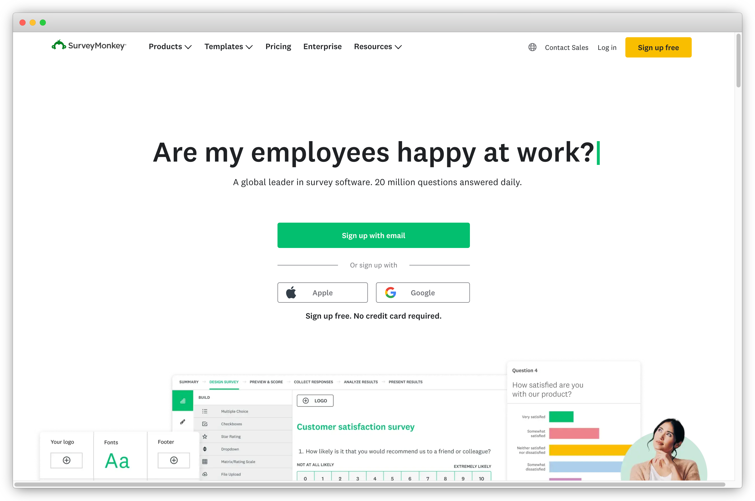 SurveyMonkey Customer Feedback Software