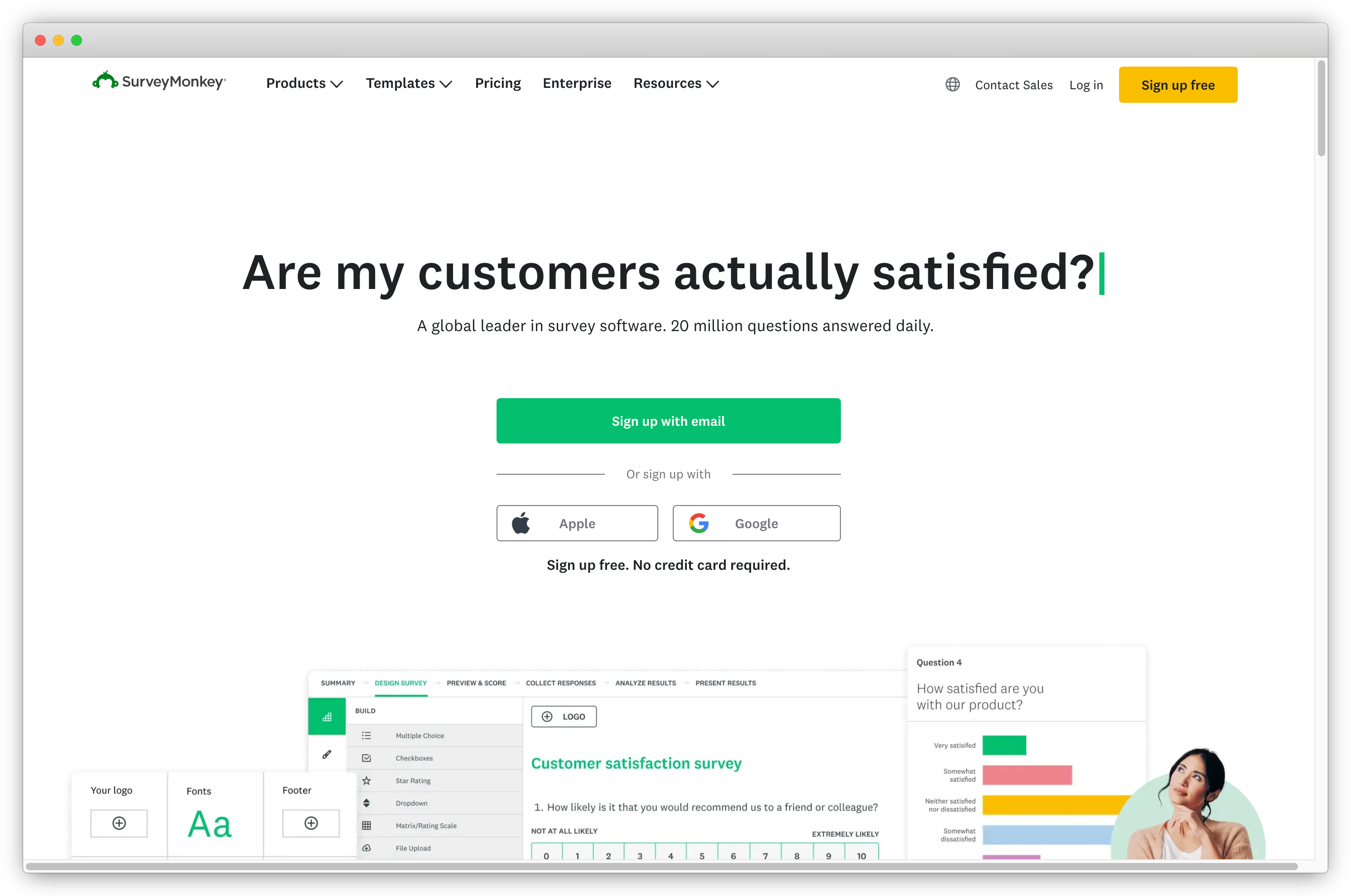 Customer Feedback Tools - SurveyMonkey