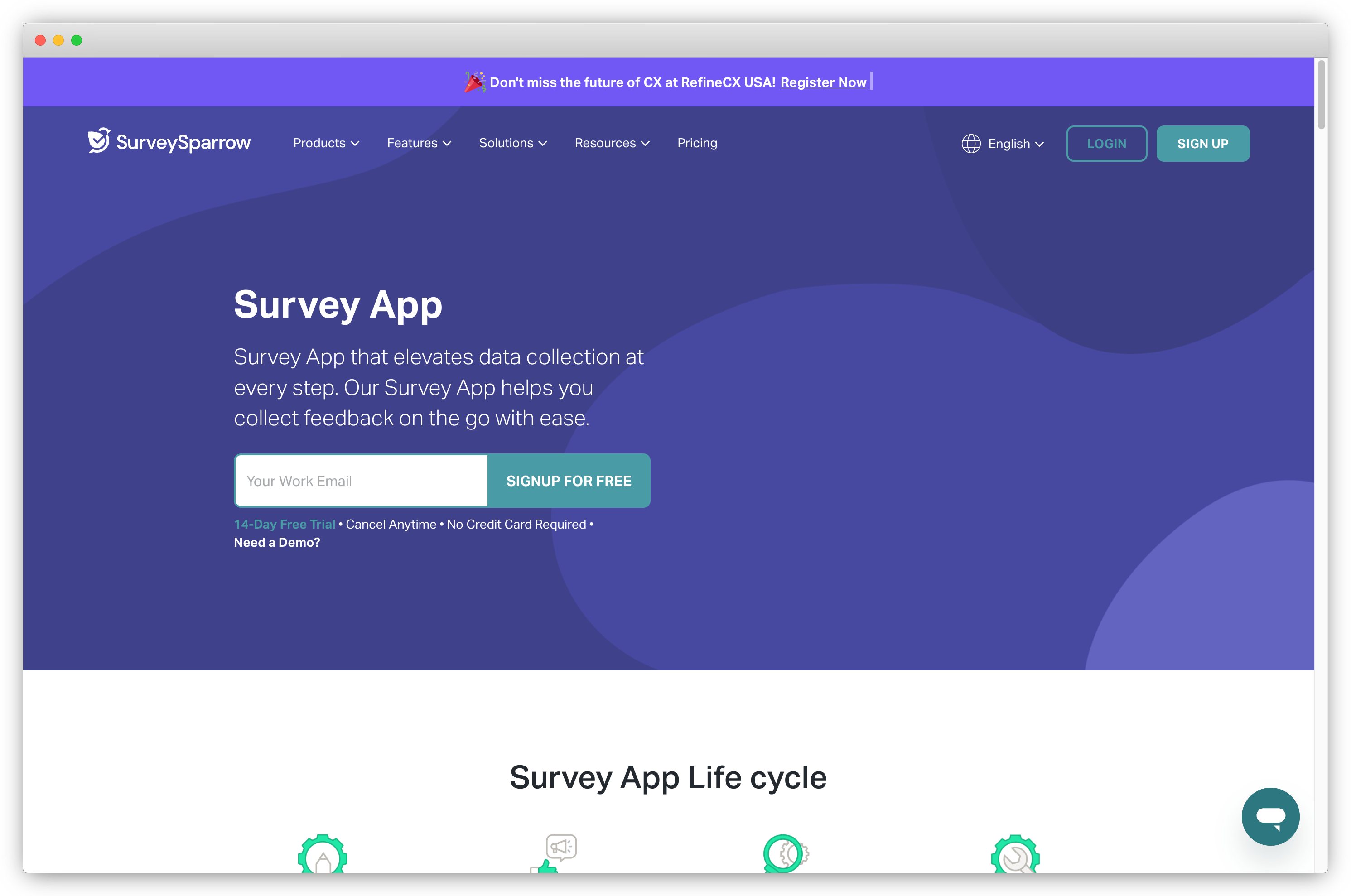 Best app for surveys - SurveySparrow 