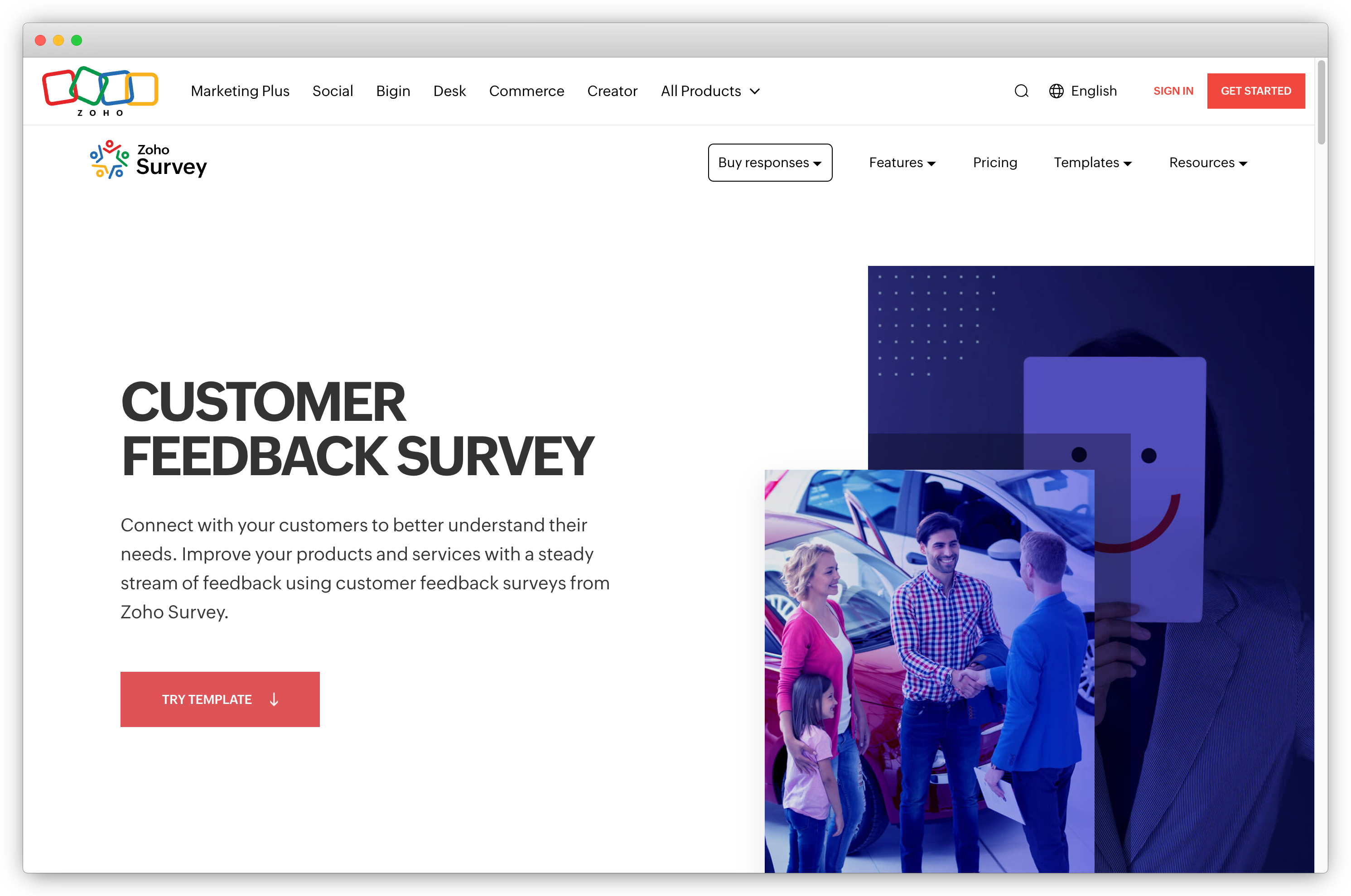 Zoho Survey Customer Feedback Software