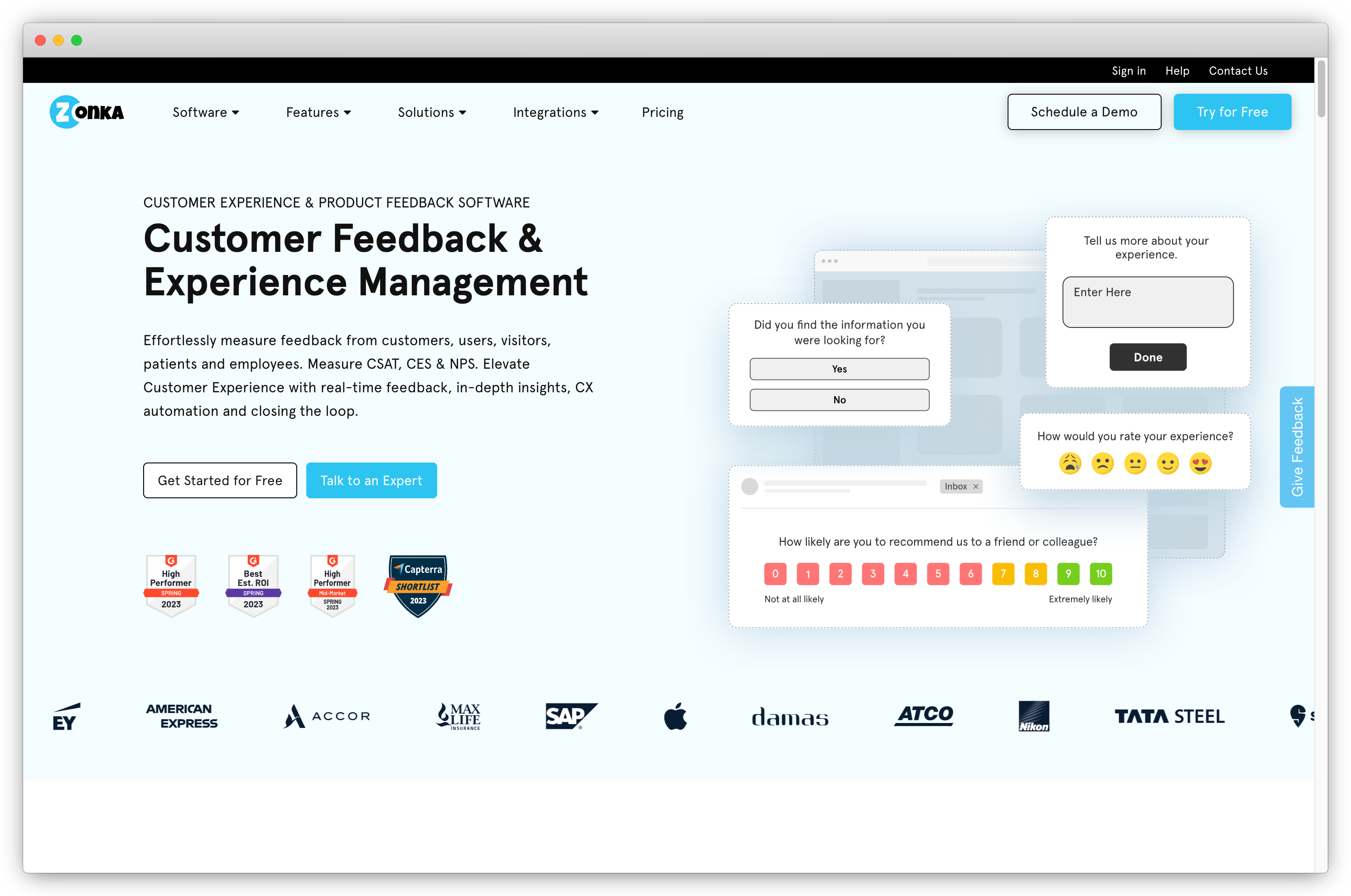 Zonka Feedback Customer Feedback Software