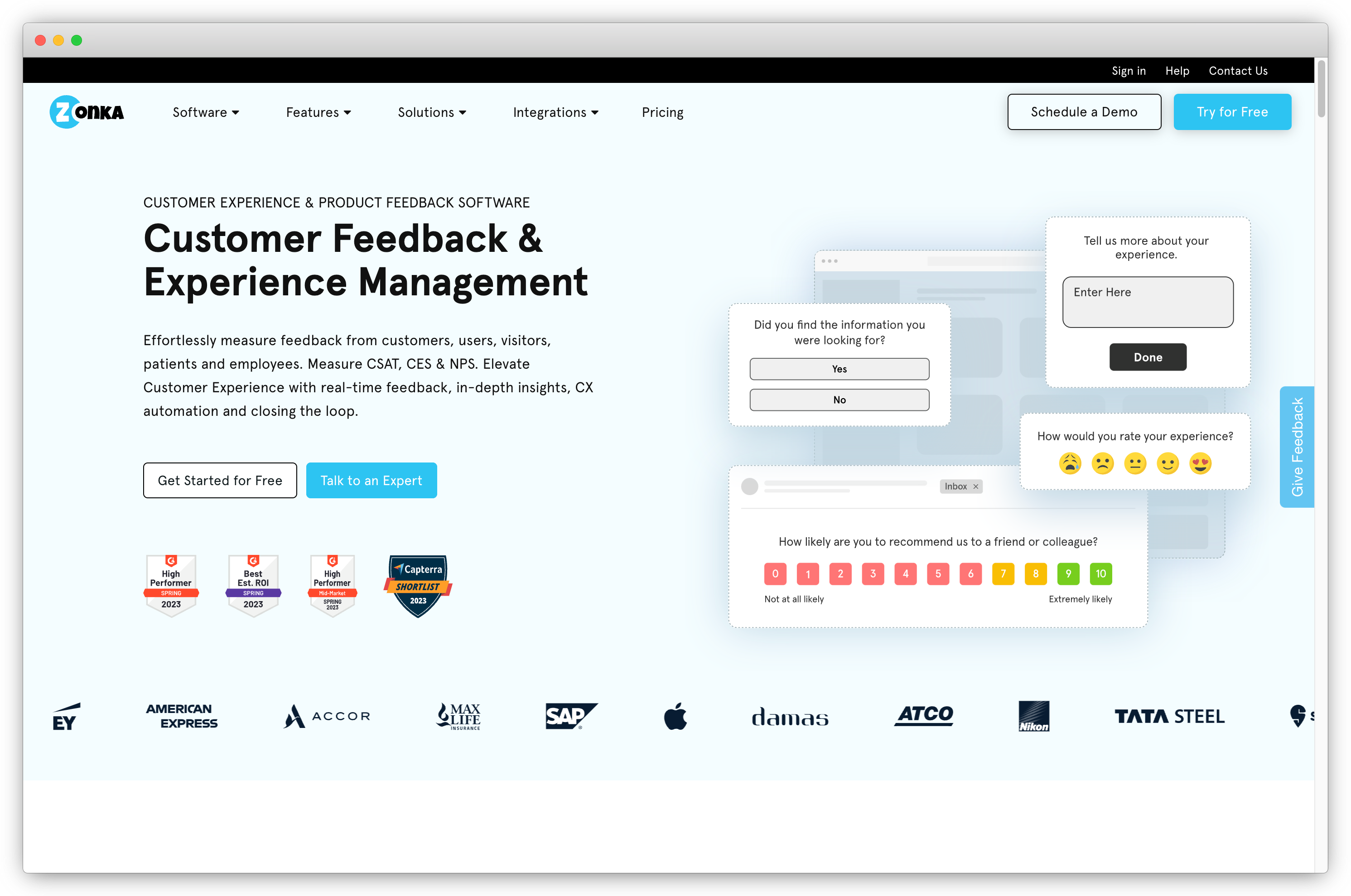Zonka feedback Customer Feedback Software