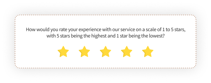 Customer Experience Surveys Star Survey