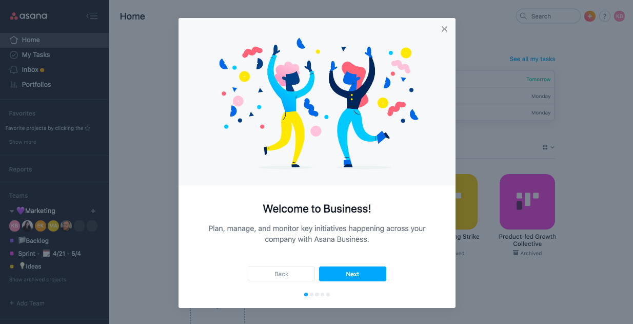 Customer Onboarding Examples Asana