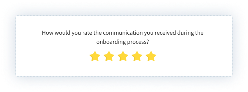 Customer Onboarding Survey Questions on Onboarding Communication