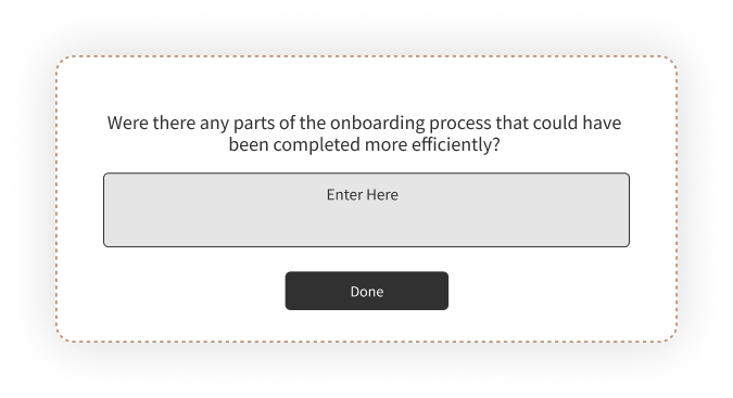 Customer Onboarding Survey Questions on Timeframe
