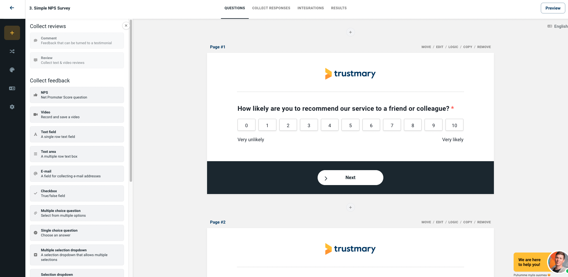 Customer Satisfaction Software Trustmary