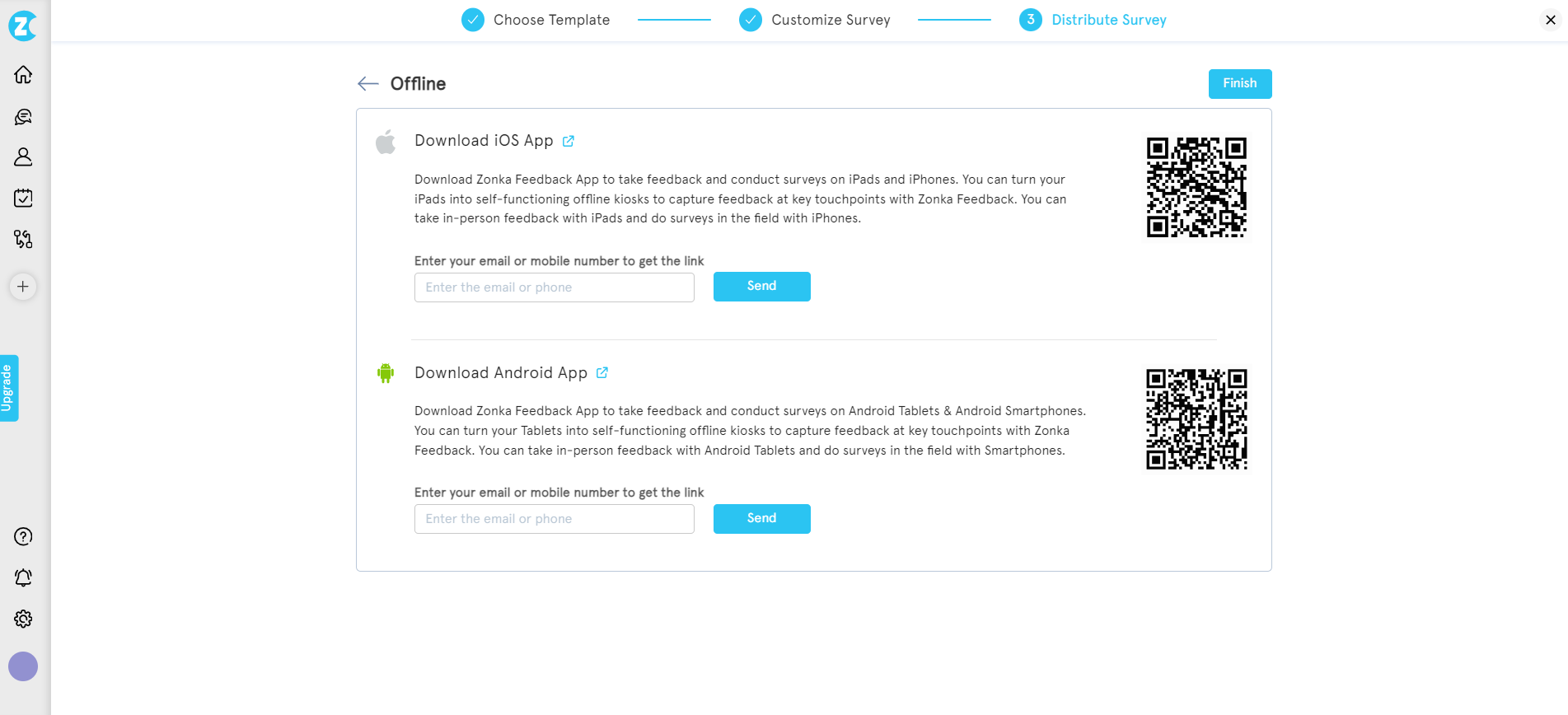 Data Collection Forms Zonka Feedback Distribution Details