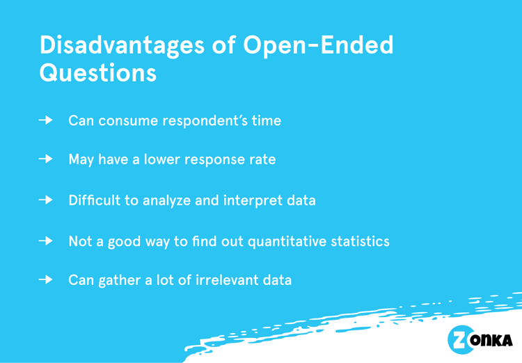 Disadvantages of Open-Ended Questions-1