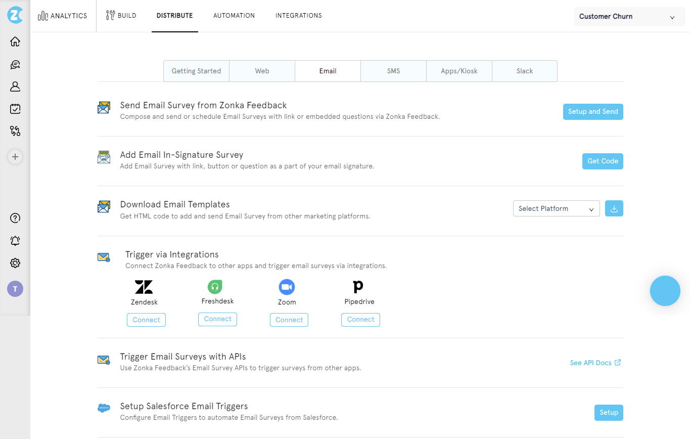 survey distribution channels | improve agent performance