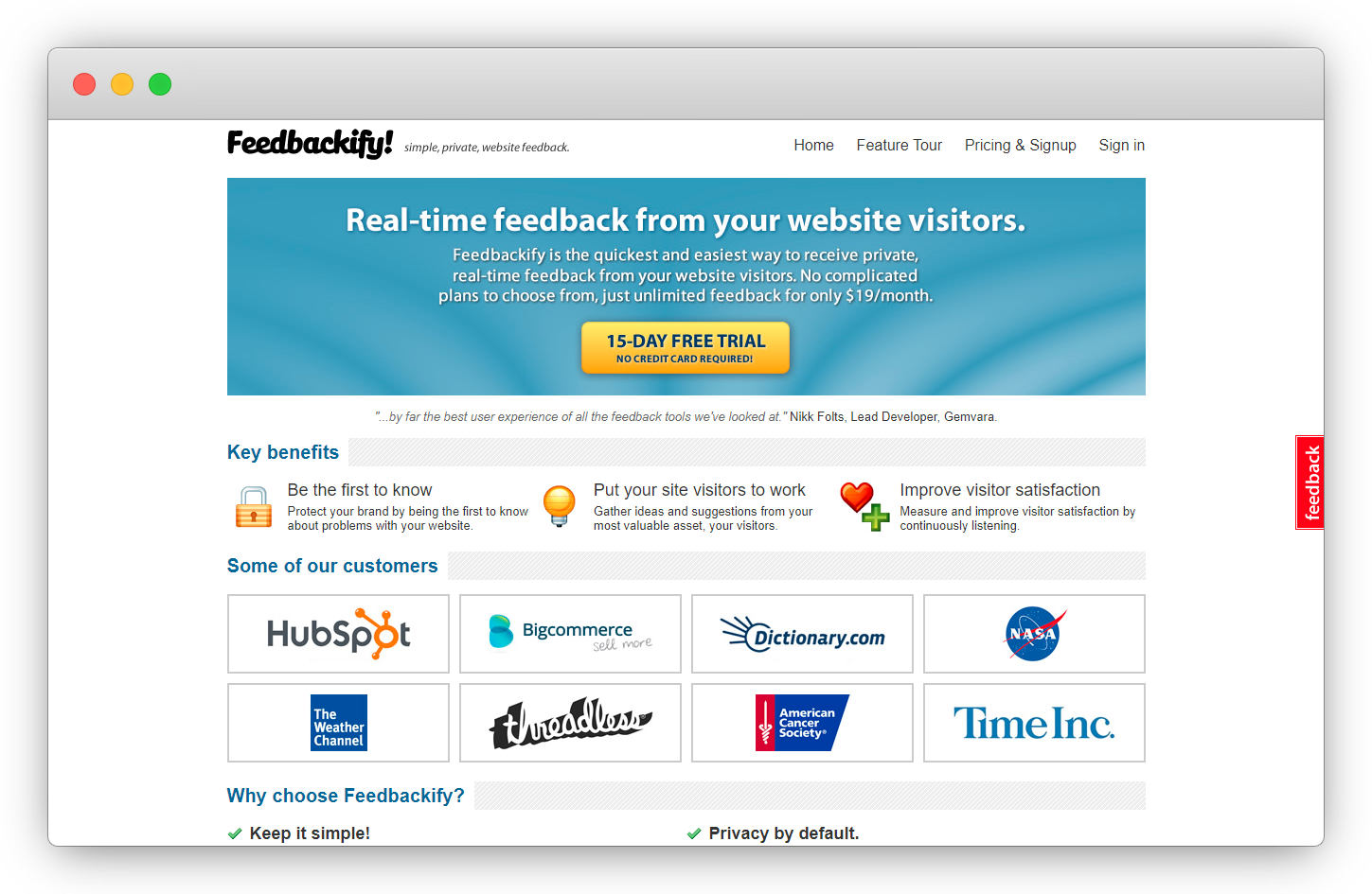 Feedbackify Website Feedback Tool
