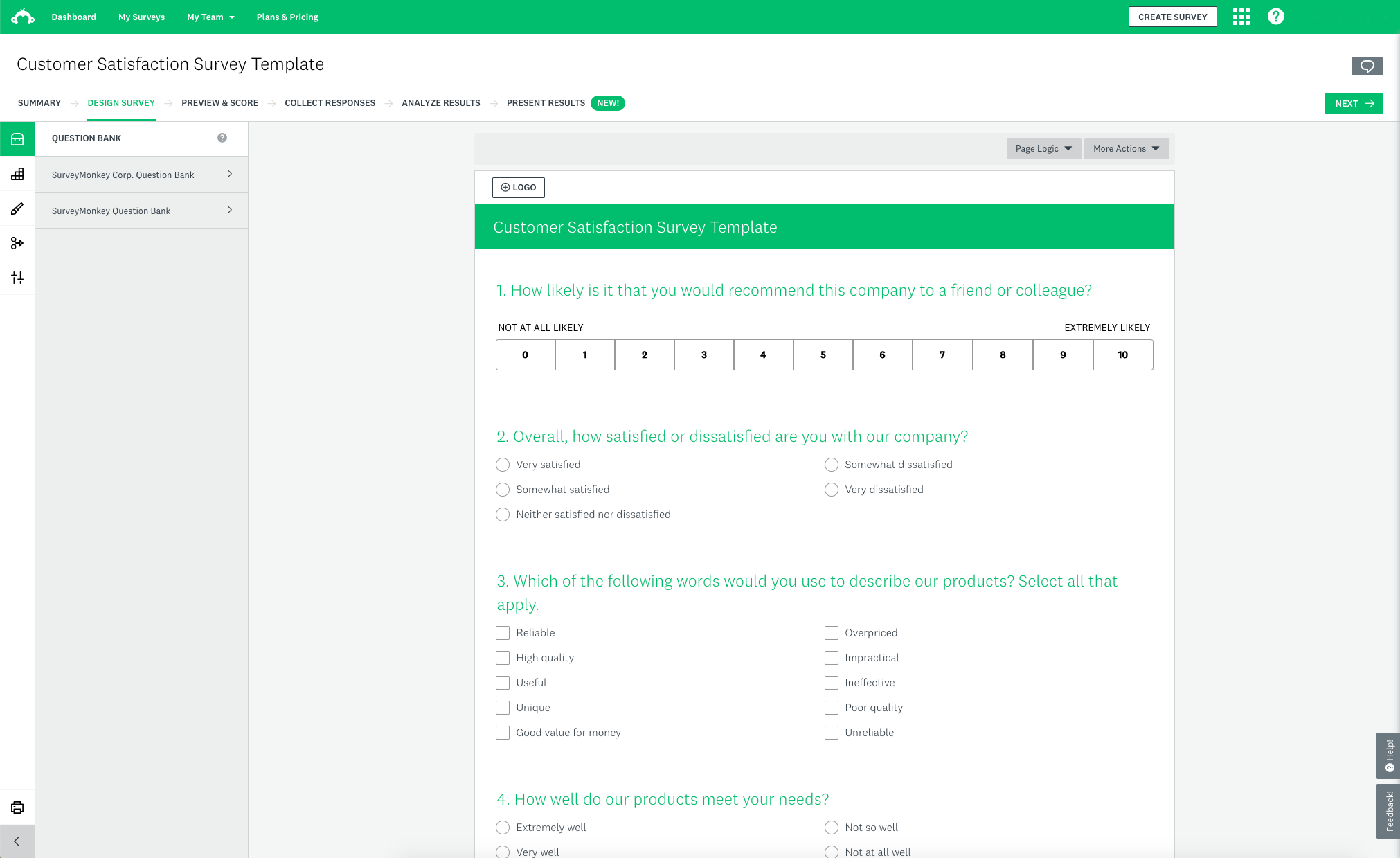 Survey Maker SurveyMonkey