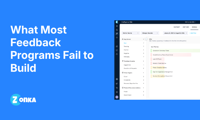 From Detection to Action: What Most Customer Feedback Programs Fail to Build