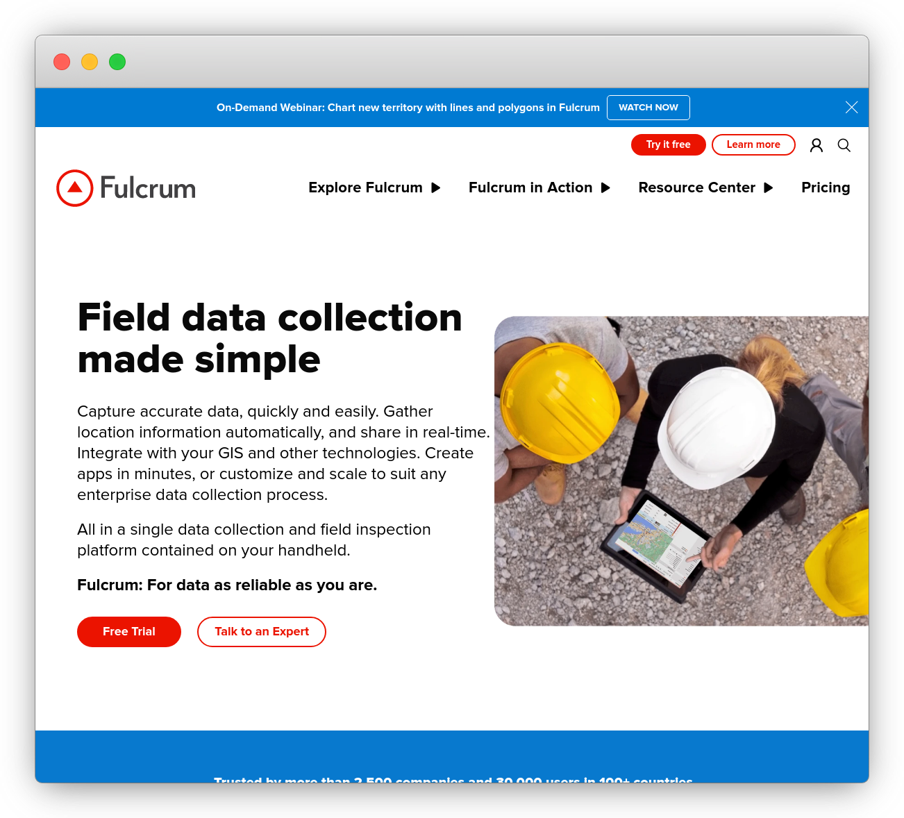 Fulcrum-Data collection tool