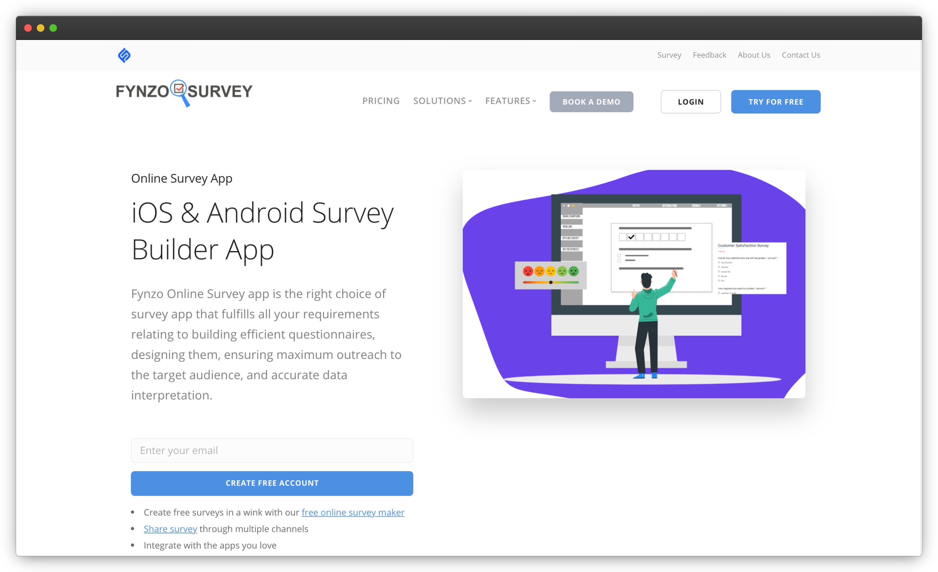 best survey app for Android FynzoSurvey