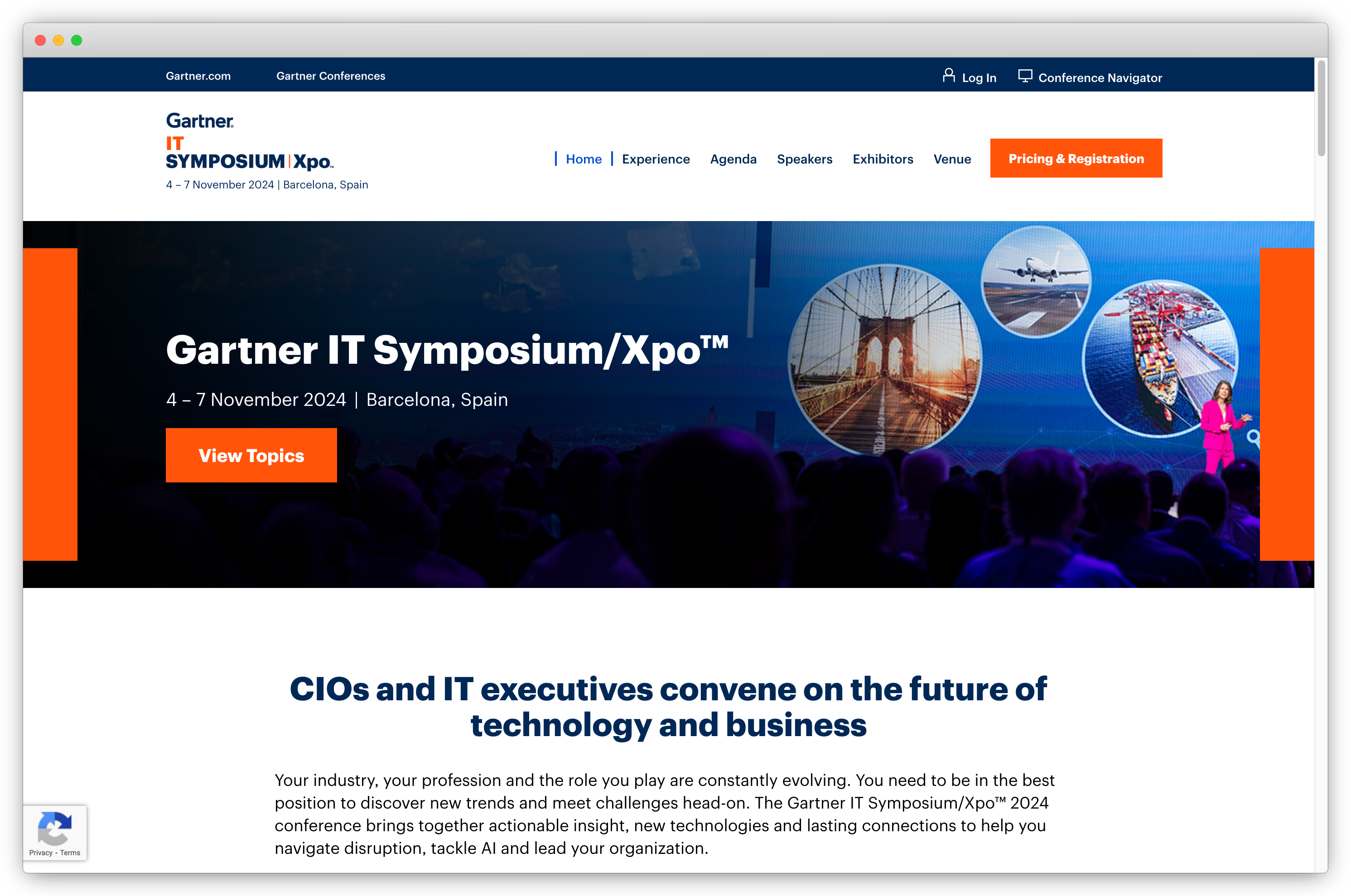 CX Events 2024 - Gartner IT Symposium