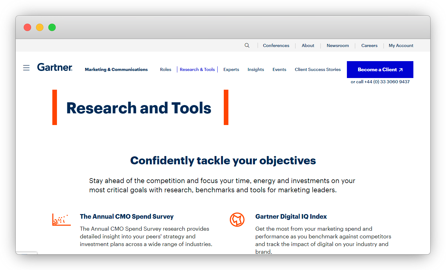Gartner, Industry Analysis and Product Management tool