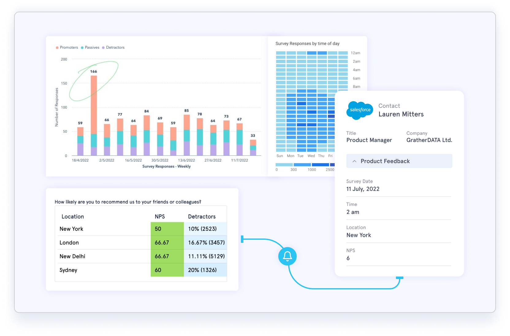 detailed reports of salesforce surveys