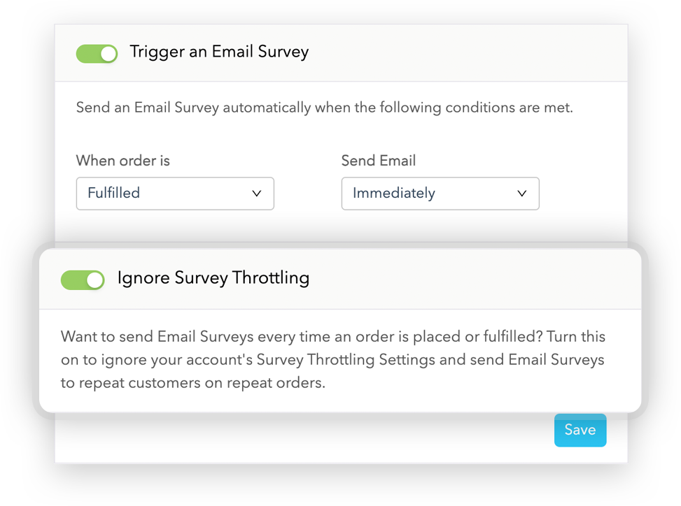 Ignore Survey-Throttling - Shopify and Zonka Feedback Integration