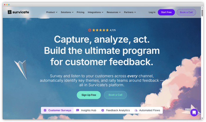 Survicate - SurveyMonkey Alternative