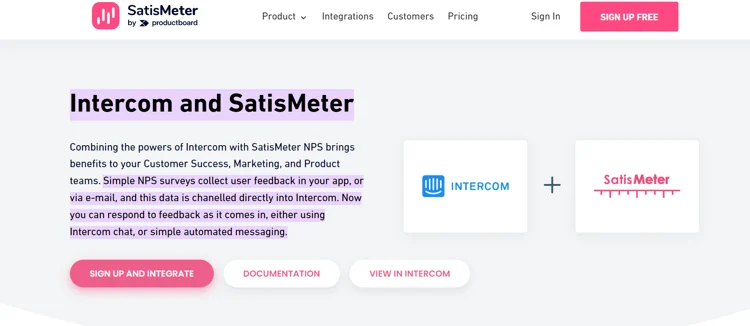 Intercom Tools SatisMeter