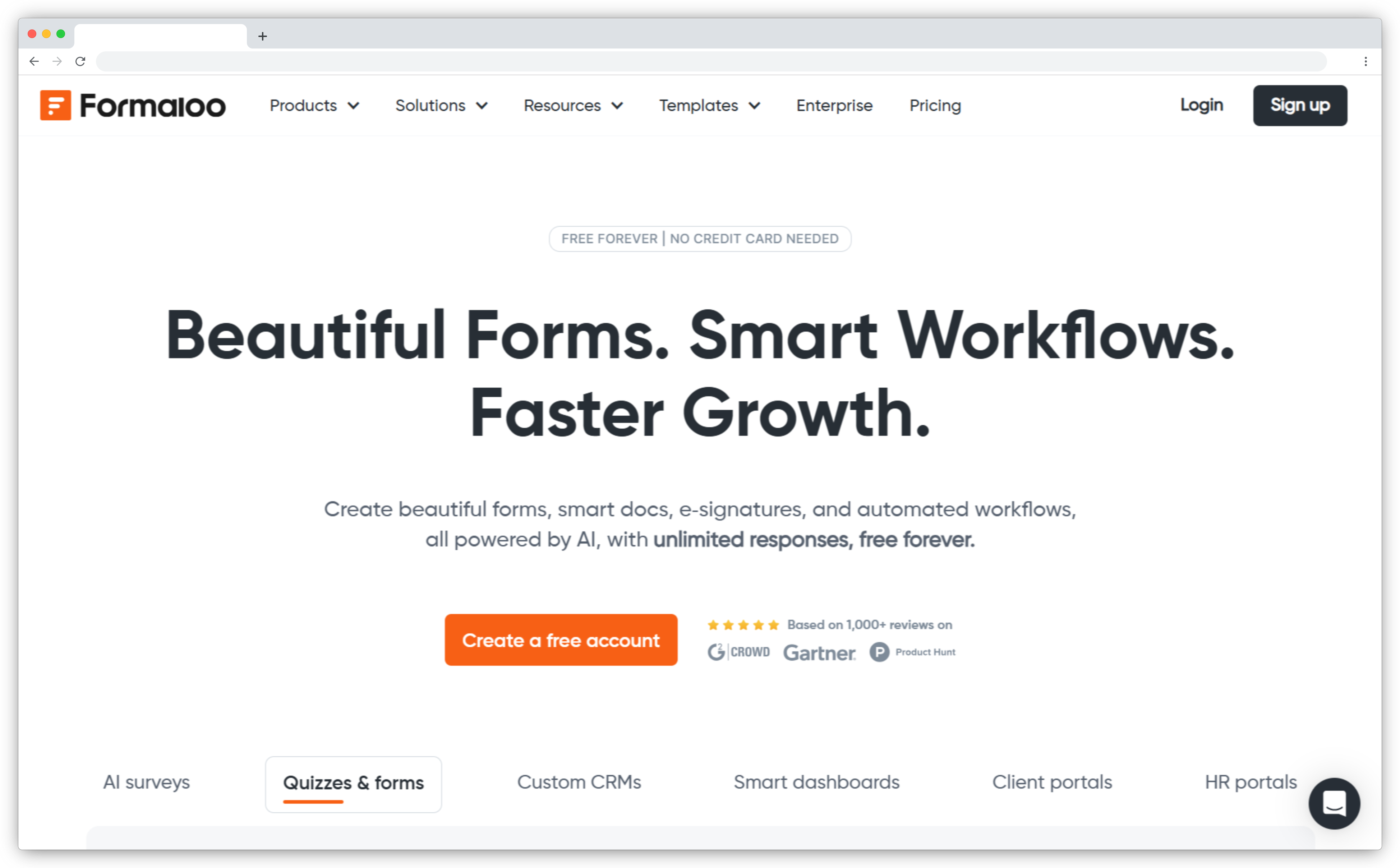 Jotform alternatives - formaloo