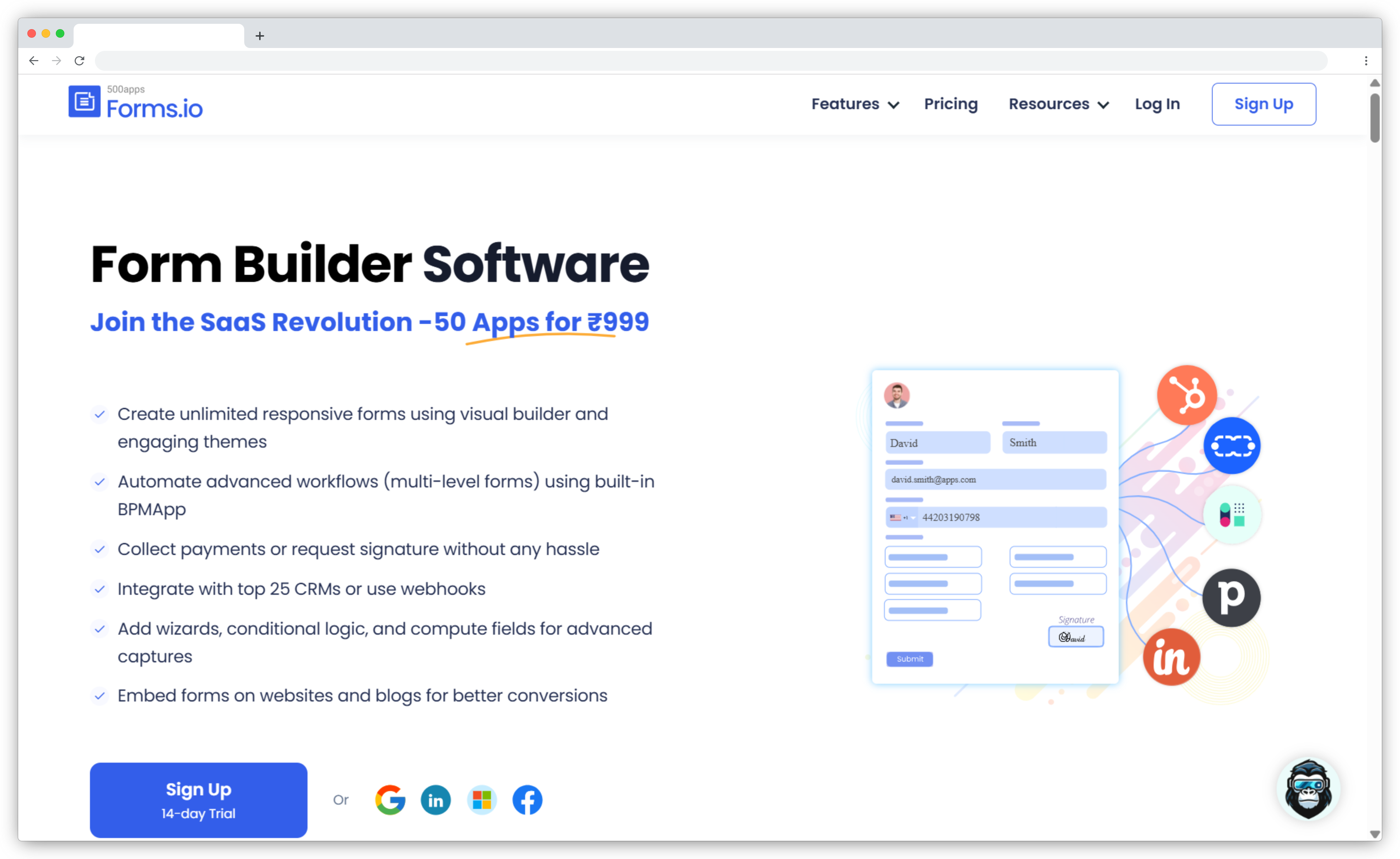 Jotform alternatives - forms.io