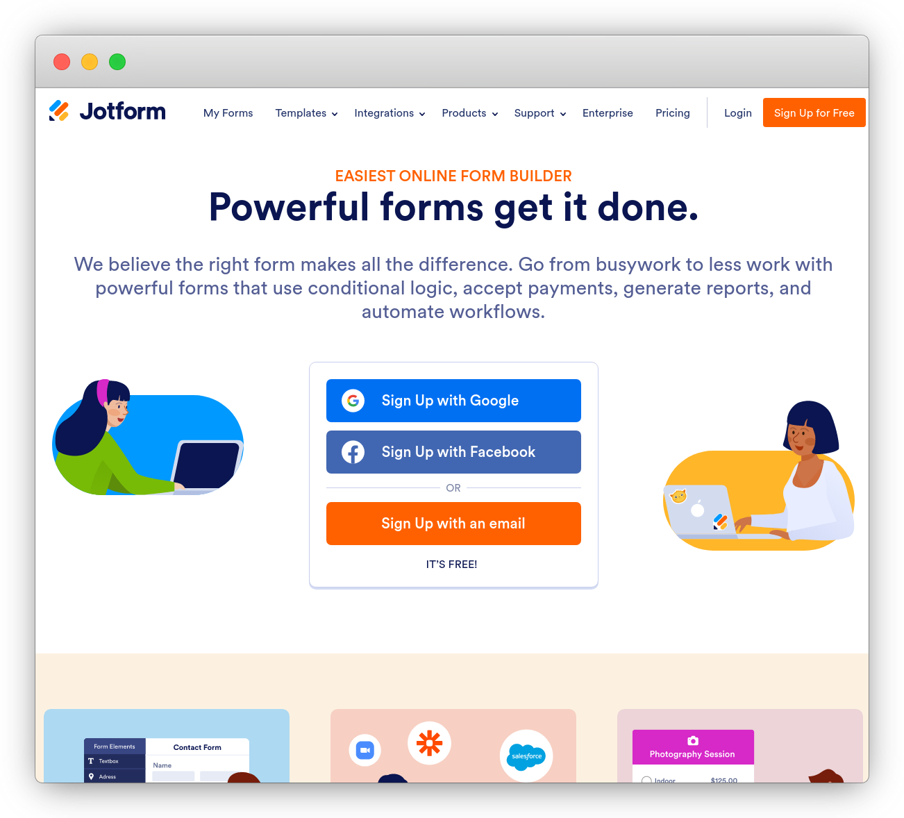 Jotform-Google form alt