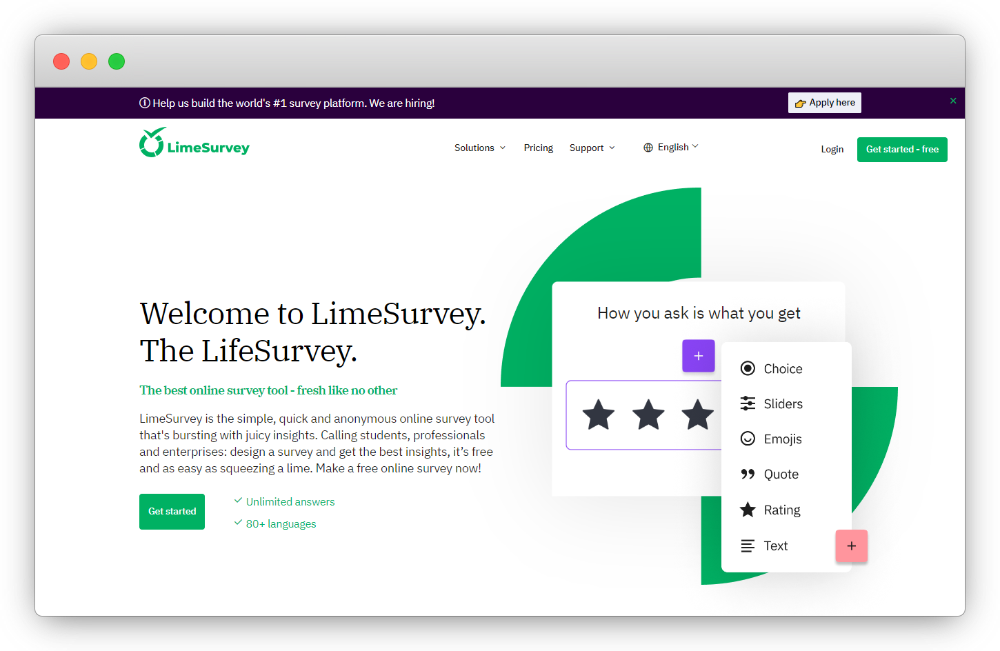 survey app for Android LimeSurvey