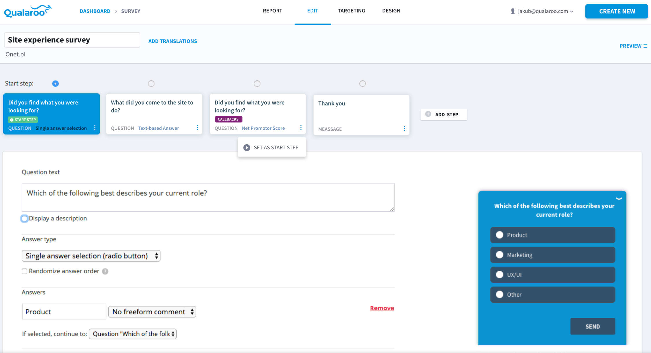 Market Research Tools Qualaroo
