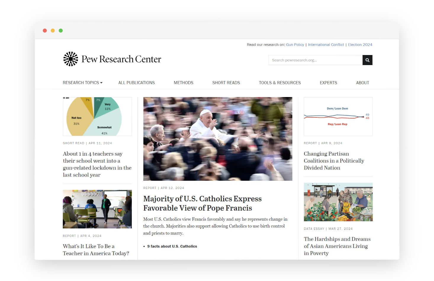 Market research tools - Pew Research center