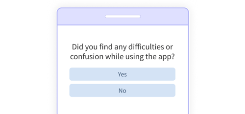 Mobile App Usability Feedback Question